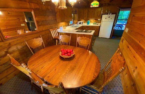 Ellijay Cabin | Moonlit Mountain-Pond, Fire pit, Hot tub, 4 acres