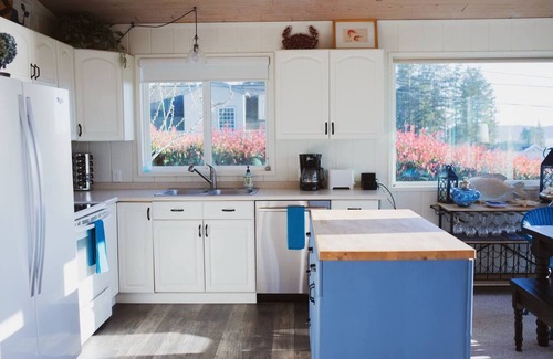 Lummi Island House | Mooring buoy-Beach
