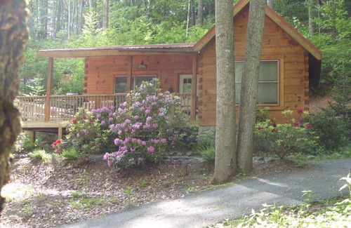 Waynesville Cabin | Moose Crossing Log Cabins, Waynesville N C 1/2 mile to Blue Ridge Pkwy.