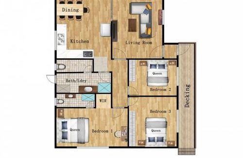 Morwell House | Morwell Pet friendly 3BR Retreat Free Parking Netflix