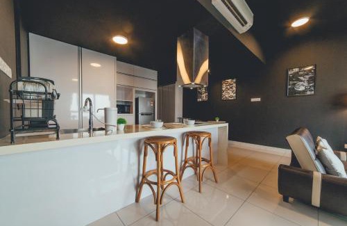 Central District Apartment | Mosaic Southkey 1BR Black Stone Suite Midvalley by Our Stay