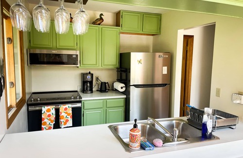 La Pointe Cabin | Moss Creek Cabin in the woods on Madeline Island
