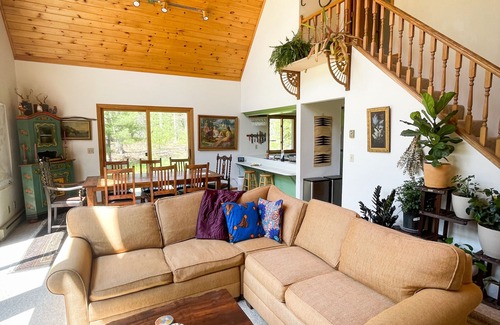 La Pointe Cabin | Moss Creek Cabin in the woods on Madeline Island