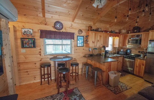 Blairsville Cabin | Motor Cycle Friendly Copperhead Lodge #39 2 King Bedrooms, Hot Tub and 3 TV's!