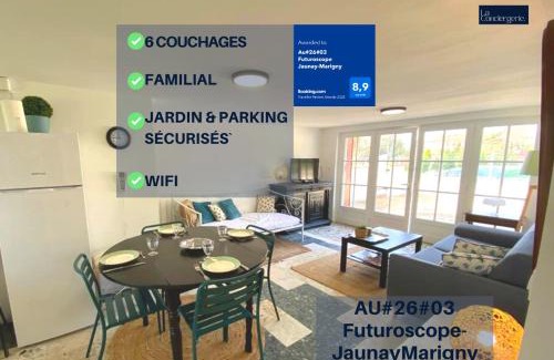 Jaunay-Clan Apartment | MOULIN#3 - 6 pers -calme-Jardin&Parking Futuroscope