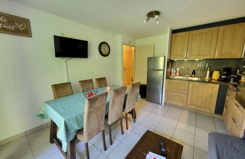 Saint-Gervais-les-Bains Apartment | Mountain apartment with indoor pool and terrace