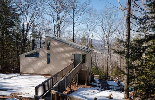 Campton Ski Chalet | Mountain Cabin with long range views, privacy, and more.