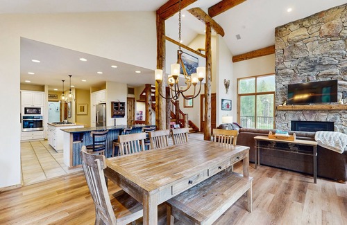 Blue River House | Mountain getaway with private hot tub, ping pong table, and dog-friendly