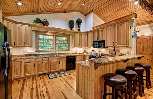 Sapphire House | Mountain Green! Overlooking Pond and Portion Of Sapphire National Golf Course!