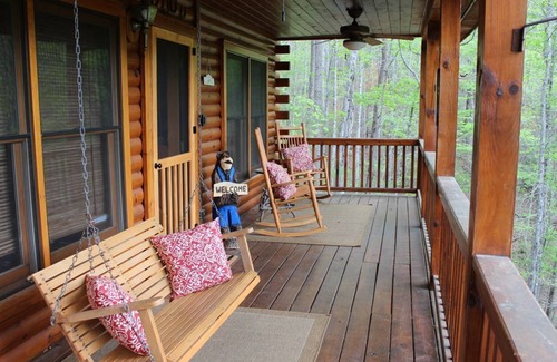Blue Ridge Cabin | Mountain Heaven-King-size bed, hot tub, WiFi!
