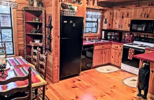 Murphy Cabin | Mountain Log Cabin in Woods with Fiber Wi-Fi & 1st Responder/Military Discounts!