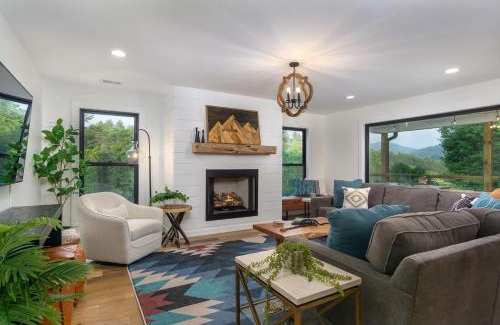 Mars Hill House | Mountain Retreat Game Rm Hot Tub FirePit Mtn Views