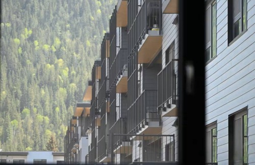 Revelstoke Condo | Mountain Retreat with Private Hot Tub, Steps from Skiing & Dining
