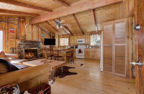 Taos Ski Valley Cabin | Mountain & River View | Families | Bunk Room | Pets OK