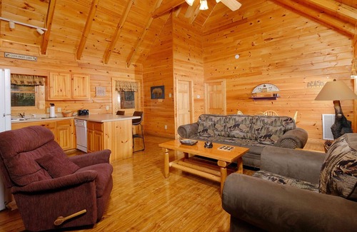 Pigeon Forge Cabin | Mountain Spirits - Fireplace, Hot Tub & Big TV