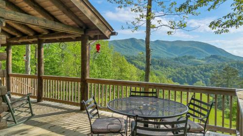 Lansing House | Mountain Top Cabin! Hot tub, Fireplace, Dog Friendly