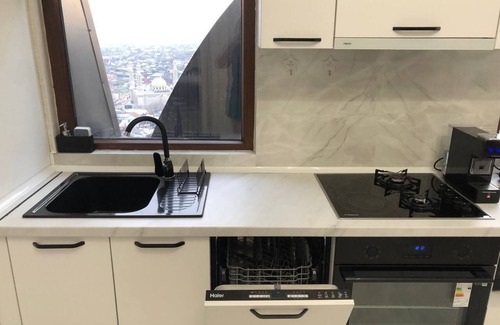 Sverdlov District Apartment | Mountain view, city view, nice terrace, 5 min walking from malls, security 24/7