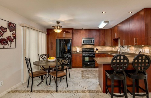 Palm Springs Condo | Mountain Views, Pool, Hot Tub, Sauna, A/C, Remodeled