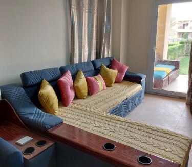 Al-Janayin Ski Chalet | Mousa Coast aquapark view chalet with garden-families only