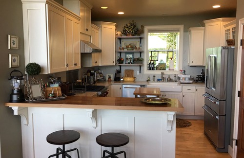 Port Angeles House | Mt. Pleasant Garden View Main Ranch House with Panoramic Saltwater Views of BC