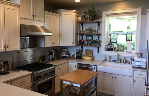 Port Angeles House | Mt. Pleasant Garden View Main Ranch House with Panoramic Saltwater Views of BC