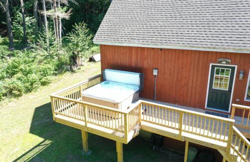 Wardsboro House | Mt Snow Home with Privacy Hot Tub Firepit