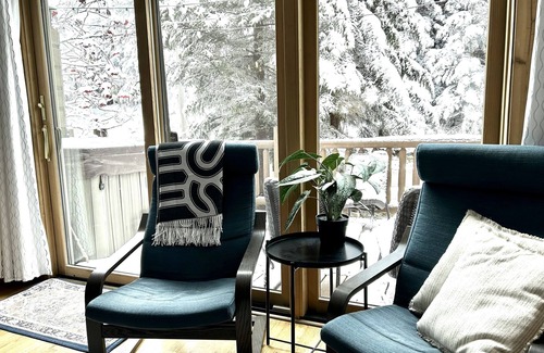 Snowshoe Cabin | Mtn Bike Szn Private Hot Tub King Bed Garage Wi-Fi