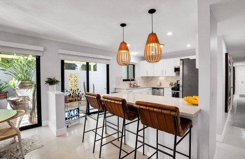 Vista Norte House | Mtn-view home with private pool, large patio, streaming, fireplace, grill, & W/D