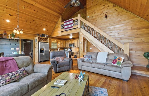 Blue Ridge House | Mtn Views~Hot Tub~Fire Pit~Dog Friendly