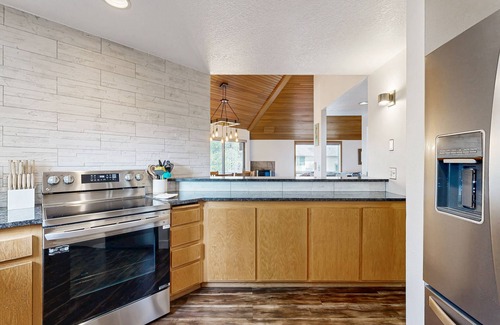 Overlook Park House | Multi-level home w/private hot tub, decks, and SHARC passes provided