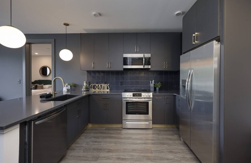 Rolling Mill Hill Apartment | MUSE 1000 sqft Private Deck! Rooftop+Gym, Grill, Elevator, Free St Pk, Walk 2 DT