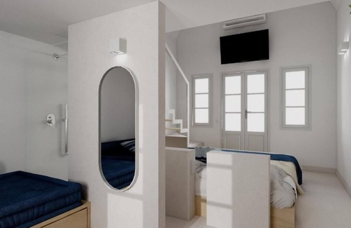 Oia Hotel | Muses Cycladic Suites - Sea View Loft with Outdoor Hot Tub
