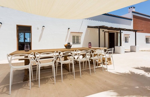 Sant Joan de Labritja Villa | My Rental Homes - Finca Bering surrounded by lush vegetation with private pool