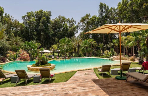 Essaouira Villa | My Rental Homes - Le Jardin Mogador private pool large garden with lake
