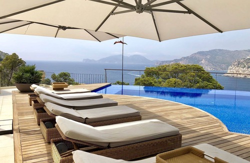 Calas de Mallorca Villa | My Rental Homes - Villa Serrano with private pool and panoramic sea view