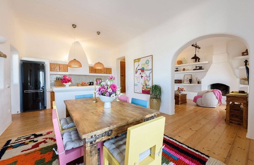 Alyki Villa | My Rental Homes - Villa Joy with sea view, pool equipped with sunbeds and patio