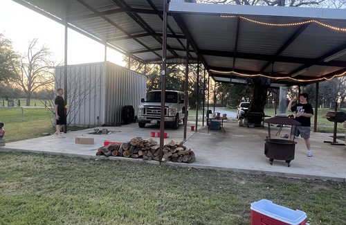 Dennis House | Myers Corner ~ Brazos River Cabin with RV Hook Up
