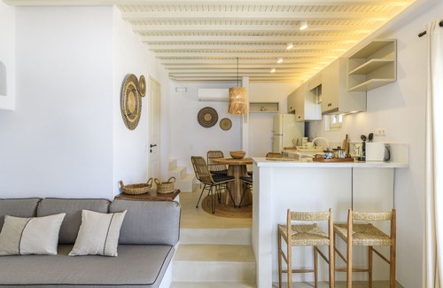 Mykonos House | Mykonos Supreme Town House - Amazing Views, Pool, Private Jacuzzi & Parking -2BR