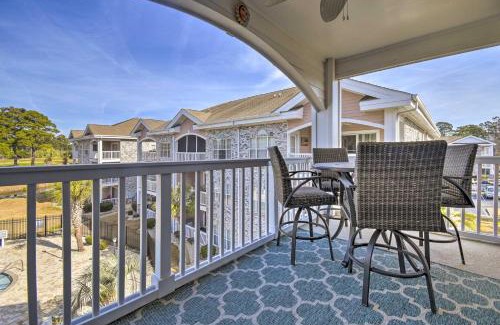 Central Myrtle Beach Apartment | Myrtle Beach Condo Golf Course and Pool View!