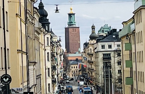 Kungsholmen Apartment | Mysigt Sovrum Mott Innegård