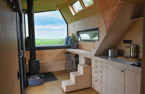 Wangerland House | Nachhaltig & Klimaneutral Übernachten im Green Tiny House Pioneer mit Meerblick