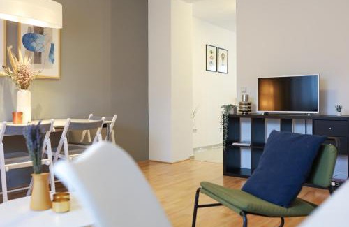 Mannheim Apartment | namastay! - Moderne Stadtwohnung am NTM und Blick auf den Wasserturm