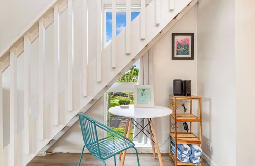 Kahuku Condo | Natural Light End Unit Kuilima East Steps to Pool-BBQ-Parking Golf Retreat
