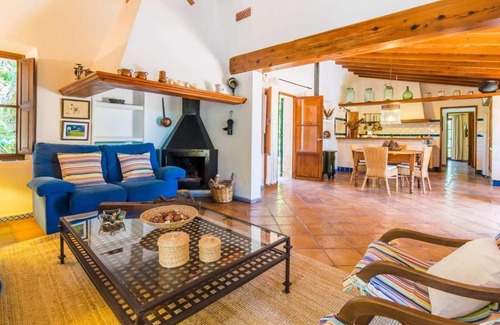 Maria de la Salut Villa | Natural stone villa, cosy interior.