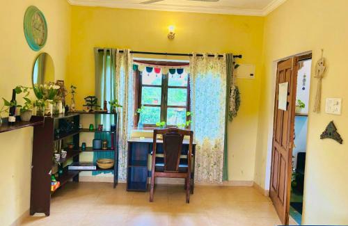 Vagator Apartment | Nature's Haven 1BHK with garden view