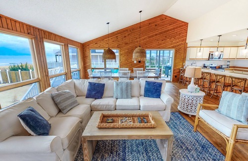 Sandbridge House | Nautical Dream, redecorated oceanfront home with incredible views and decks
