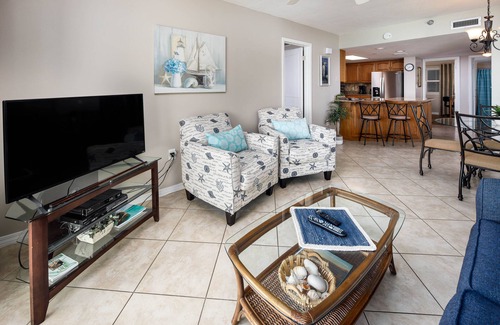 Fort Walton Beach Condo | Nautilus 1304 Gulf Front 2 BR/2 BA 3rdFL. Free Beach Service 3/1-10/31