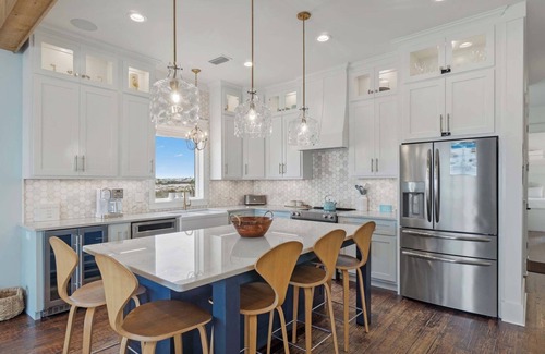 Navarre Beach House | Navarre Family Retreat | Calm Private Beach, Game Room, Grill + Sunset