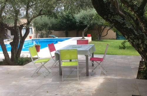 Saint-Jean-de-Cornies House | Near the sea and montpellier, house with large pool surrounded by olive trees