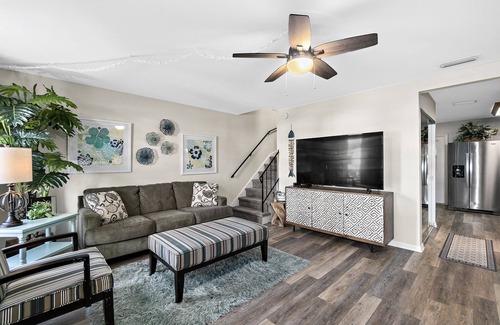 Indian Harbour Beach House | NEARBY BEACH/KING BEDS/BBQ TWO SIDE BY SIDE TOWNHOMESWITH PRIVATE YARDS